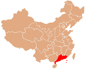 广东地图位置